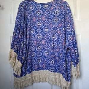 Beautiful kimono with fringe detail